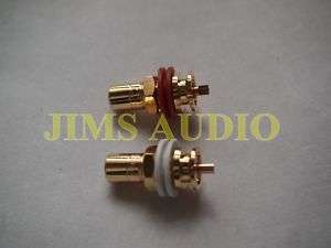 CMC OFC copper 24K gold plated socket 2 pcs   