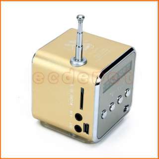   Speaker Audio Music Player Sound Box With Micro SD TF Card FM Radio