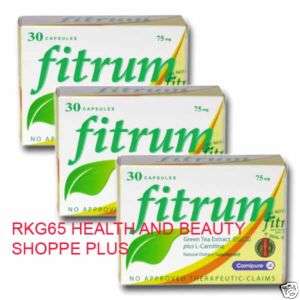 15box FITRUM Green Tea Extract LOOSE WEIGHT LOSS PILL  