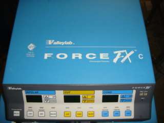 Valleylab force FX c with cart and footswitches  