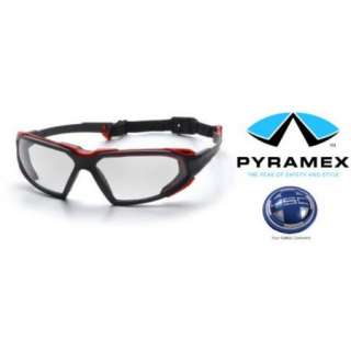Pyramex Highlander BK Red Clear Anti Fog Safety Glasses  
