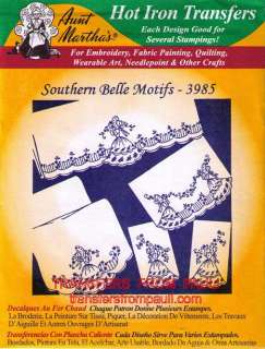 Southern Belle Motifs Aunt Marthas Embroidery Transfer  