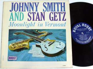 JOHNNY SMITH and STAN GETZ Moonlight in Vermont LP  