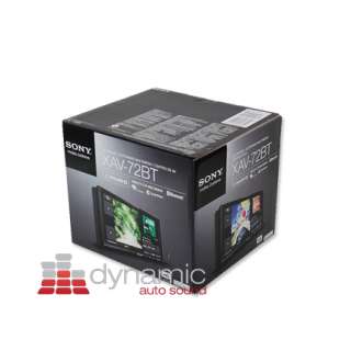 SONY XAV 72BT IN DASH CAR STEREO 2 DIN 7 LCD TOUCH SCREEN DVD/CD 