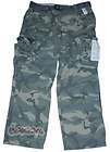 Mens AEROPOSTALE Belted Green Army Camo Cargo Pants NWT