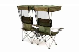 Double Canopy Folding Chair Heavy Duty Events Sports  