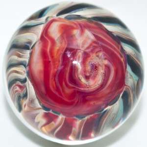 Glass Marble ~ James Yaun ~ Pastel Swirl Vortex  