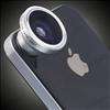 Silver Fish Eye Fisheye Lens 180° for iPhone 3GS 4 4S 4G ipod i9100 