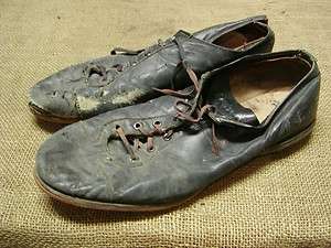   Leather Baseball Shoes Antique Football Cleats Sports Ball Wilson 6422