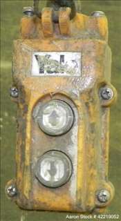 Used  Yale 1/2 Ton Chain Hoist, model KEL1/2 10TH15S1.  