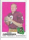 PSA 6 1969 Topps 227 Sonny Jurgensen Washington Redskins  