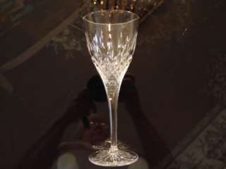 Crystal Wine Glasses Italian Tosca Cut Diamond Italy  