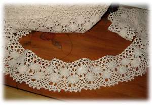 VINTAGE STYLE BEAUTIFUL COTTON/CLUNY CROCHET LACE 2½  