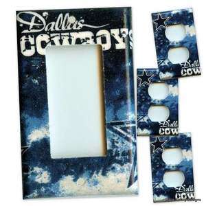 Dallas Cowboys Rocker Switch/Outlet Covers Set  