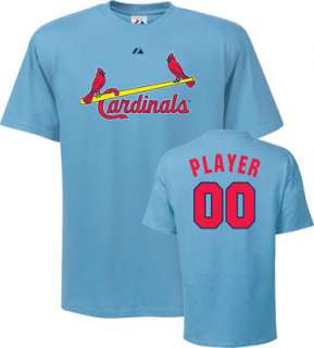 St. Louis Cardinals T Shirt Any Player Cooperstown Name and Number T 