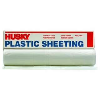 Husky 200 ft. x 20 ft. Plastic Sheeting CF01520 200C 