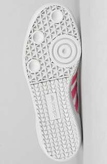 adidas The Samba W Sneaker in Light Grey and Radiant Pink  Karmaloop 