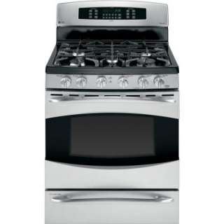  Profile 30 in. Self Cleaning Freestanding Dual Fuel Convection Range 