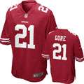 Frank Gore Youth Jersey Home Red Game Replica #21 Nike San Francisco 