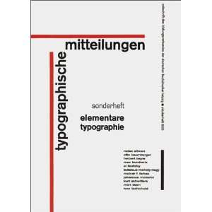 Elementare Typografie  Ivan Tschichold Bücher