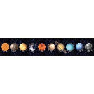 National Geographic 9 In. H X 12 In. W 9 Planets Border Sample 