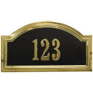 Whitehall Products Satin Brass Arch Plaque 12796  