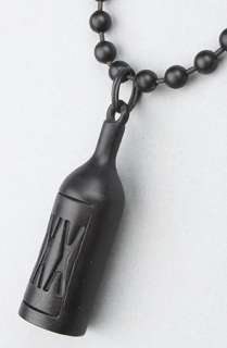 Caviar Cartel The Vodka Necklace in Black  Karmaloop   Global 