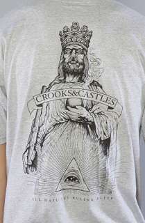 Crooks and Castles The King Eye Tee in Heather  Karmaloop 