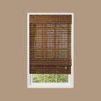 Pecan Havana Bamboo Roman Shade (Price Varies by Size)