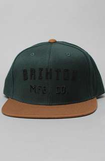 Brixton The Arden Hat in Hunter Green Caramel  Karmaloop   Global 