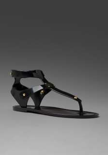 MARC BY MARC JACOBS Logo Plaque Jelly Sandal in Black at Revolve 
