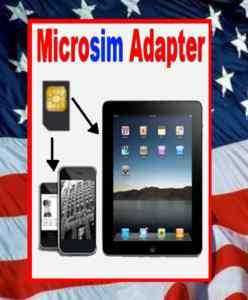 Micro Sim Adapter ,Converter To Regular Sim For Ipad  