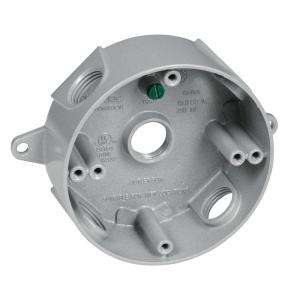 Taymac 1 Gang 5 Hole Round Electrical Box RB550S 
