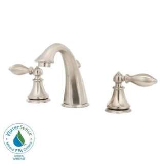   Handle High Arc 8 in. Widespread Bathroom Faucet in Brushed Nickel
