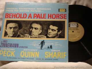 BEHOLD A PALE HORSE Soundtrack Maurice Jarre LP  