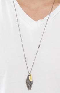 Obey The Indian Summer Necklace in Silver Oxide  Karmaloop 