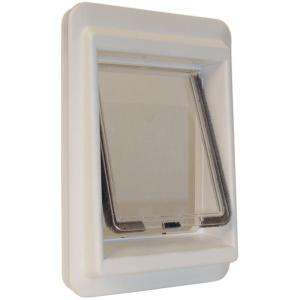   in. x 9 in. Small Plastic Electronic Cat Flap with Magnetic E Collar