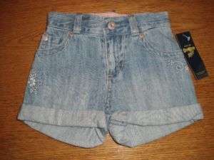 NWT Oshkosh denim shorts Infant girls clothes size 12m  