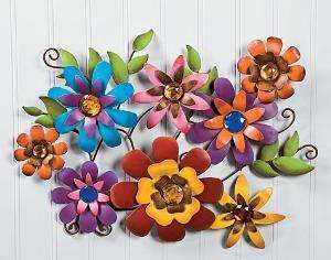 Metal Sculpture Daisy FLOWERS Wall Hangings *NEW*  