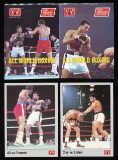   All World Boxing PROMOS Muhammad Ali George Foreman Clay Sonny Liston