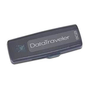 Kingston DT100/8GB Datatraveler 100 USB Flash Drive   8GB at 