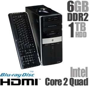 HP Pavilion Elite m9457c Refurbished Desktop PC   Intel Core 2 Quad 