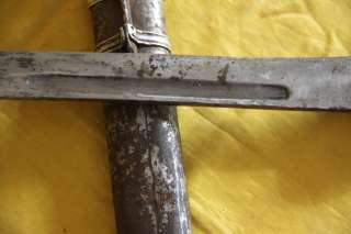 Name Wonderful Real Old Antique Tibetan Folk Knife Sword  High 