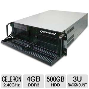 CybertronPC Quantum TSVQJA122 3U Rackmount Server   Intel Celeron G530 