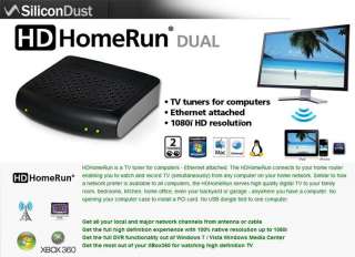 SiliconDust HDHR3 US HDHomeRun Dual Digital Tuner For Computer   1080i 