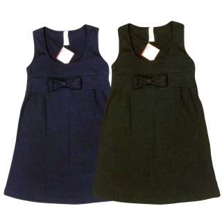   Winter School Thick & Warm Pinafore with Bow Detail 3 10 Years  