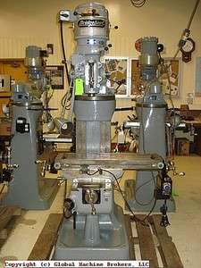 Bridgeport J Head Milling Machine 32 Table  