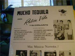 OR SEALED TEX MEX LP~RUBEN VELA~MUCHO TEQUILA CONJUNTO  