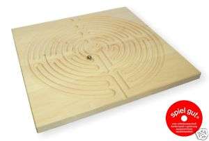 Labyrinth von Chartres aus Holz Balancespiel Holzspiel  