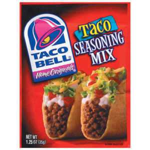 Taco Bell TACO Seasoning Mix  